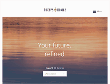 Tablet Screenshot of phelpshomes.com